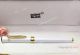 Replica Mont Blanc Writers Edition High quality Rollerball Pens White & Gold (4)_th.jpg